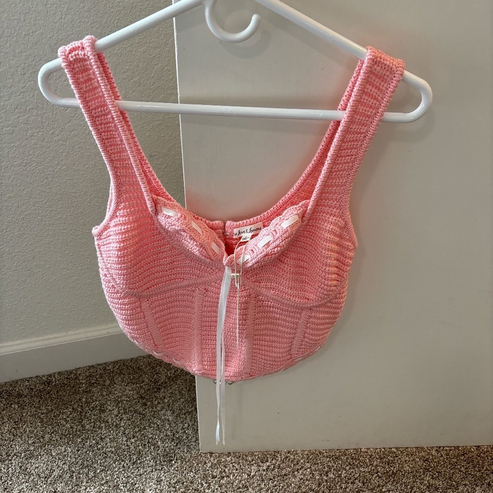 For love and lemons, pink top newest tags large